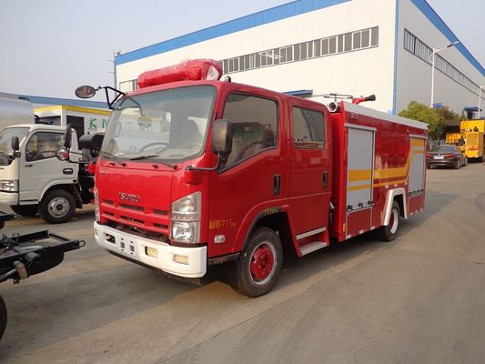 Water Tank Fire Brigade Truck ISUZU 3.5ton 4t 4000 Liters Water Fire Fighting Truck