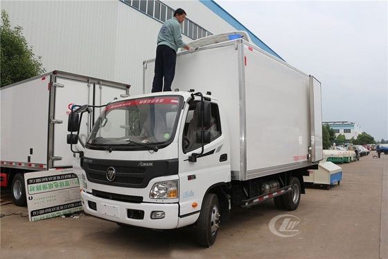 Foton Frozen Delivery Truck Refrigerated Box Truck 3 Ton 4.1 Meters Customized Color