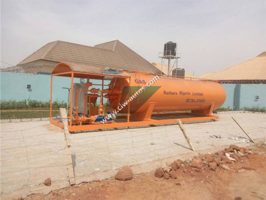 10 Tons 20000 Liters LPG Gas Filling Skid Station With Filling Scale Or Dispenser
