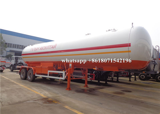 2 Axle 40000 Liters Liquid Propane Cylinder Truck Q345r And Q370r Tanker Material