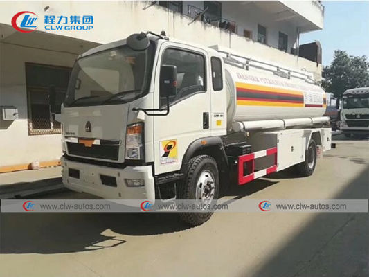 Howo 8m3 Gasoline Tanker Truck With Dispenser Refilling System