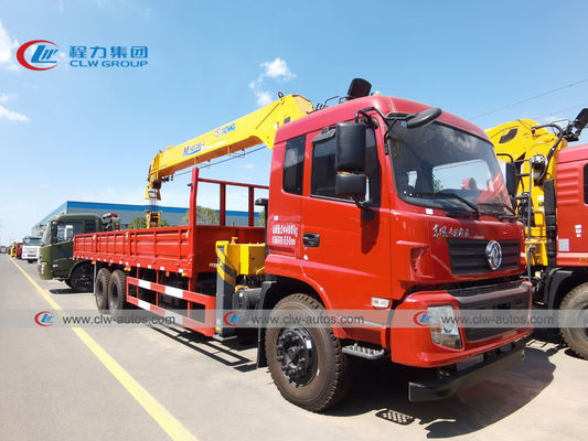 Dongfeng Cummins XCMG 12 Ton Telescopic Crane Truck With Tipping Box