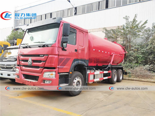 5000 Gallons Howo 336HP sewer cleaning truck With Moro Kaiser Pump
