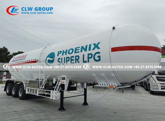 25ton 3 Axle LPG Semi Trailer Propane Haulage Trailer