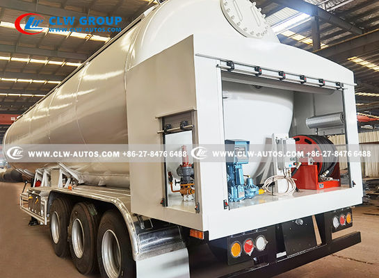 30tons Butane Propane Gas Tanker Trailer With Pump And Flow Meter