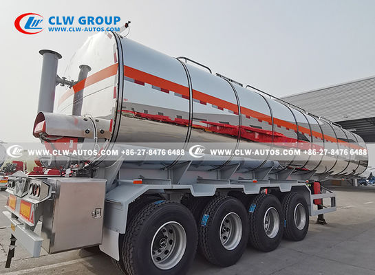 40 CBM Asphalt Transport Semi Trailer Bitumen Emulsion Delivery Tanker