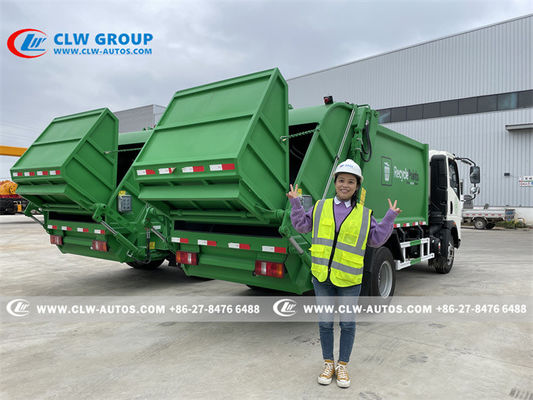 Howo 4x2 120HP 6cbm Compactor Garbage Truck For Sanitation Services