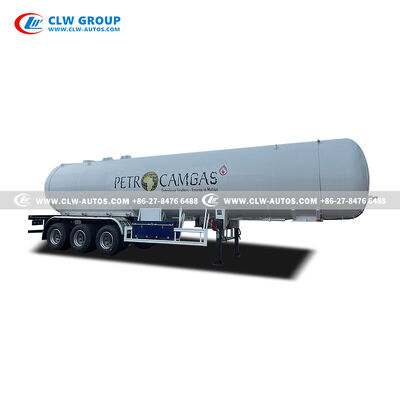 25 Ton Capacity LPG Tank Trailer with Q345R Steel Construction and Tri-Axle Heavy-Duty Chassis