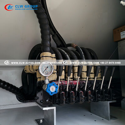 SINOTRUK HOWO 15T On-Site Mixed Explosive Truck with PLC-Based Automated Mixing and 360-Degree Rotating Hose Guide Boom