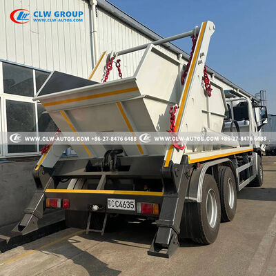 Isuzu Hook Lift Garbage Truck with Hydraulic Hook Lift System for Single Operator Control and Durable Isuzu Chassis