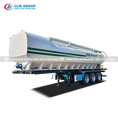 50m³ Carbon Steel Bulk Feed Delivery Truck with 360° Rotatable Auger and U-Shaped Tank