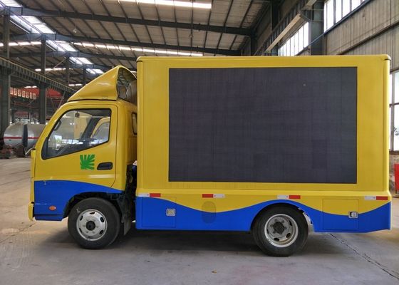 Full Color SMD Screen Mobile Led Display Truck , Scrolling Mobile Advertising Truck