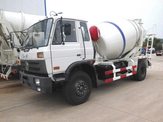 Self Loading Ready Mix Concrete Mixer Trucks Dongfeng Cummins Mobile Concrete Mixer Truck