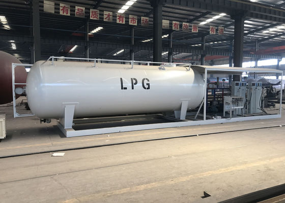 5mt Lpg Skid Station LPG Gas Storage Tank Cylinder Filling With Dispenser Machine