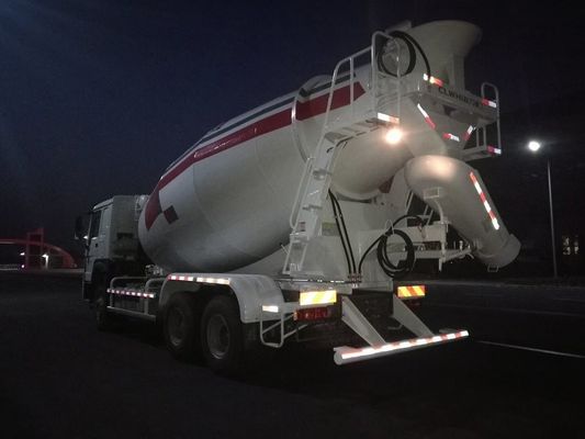 9 Cubic Meters Ready Mix Concrete Mixer Trucks , Concrete Mixing Transport Trucks