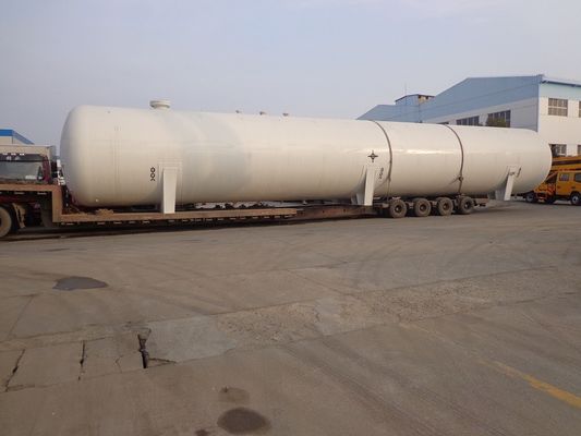 ASME 200cbm Transporting Large Propane Tanks , SA516 Bulk Truck Fuel Tanks