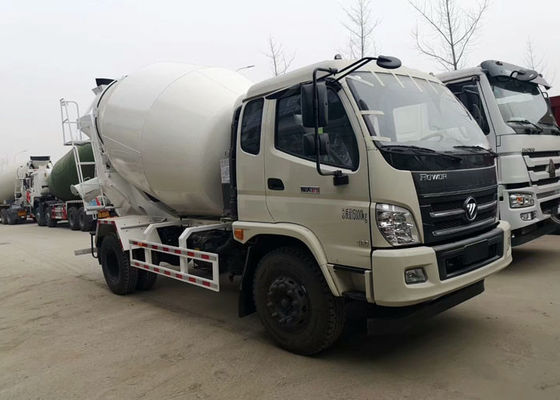 4CBM Ready Mix Concrete Mixer Trucks 4000 Liters , 4X2 Mini FORLAND Self Mixing Concrete Truck
