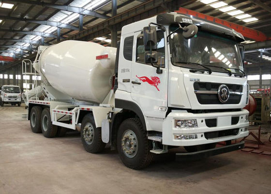 8 X 4 Dongfeng Ready Mix Concrete Mixer Trucks Anti Resistant High Capacity