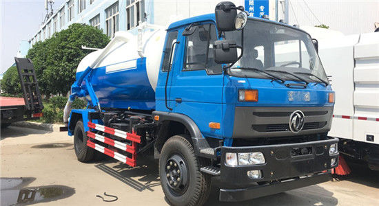 10 Ton Sewage Collection Truck Dongfeng 10cbm Vacuum Sewage Sucking Truck