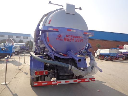 12CBM Vacuum Sewage Suction Truck Dongfeng 6 wheel 12tons sewage vacuum truck