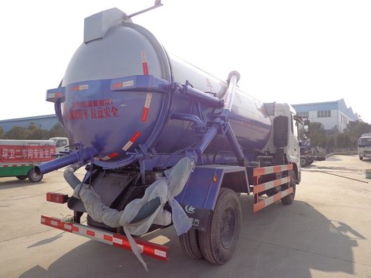 12CBM Vacuum Sewage Suction Truck Dongfeng 6 wheel 12tons sewage vacuum truck