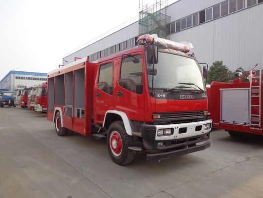 ISUZU 8 Tons Fire Fighter Fire Brigade Truck 8cbm With Big Water Tank