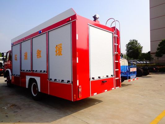 Small Fire Engine Rescue Fire Brigade Truck 3 Ton For Fire Fighting Emergency
