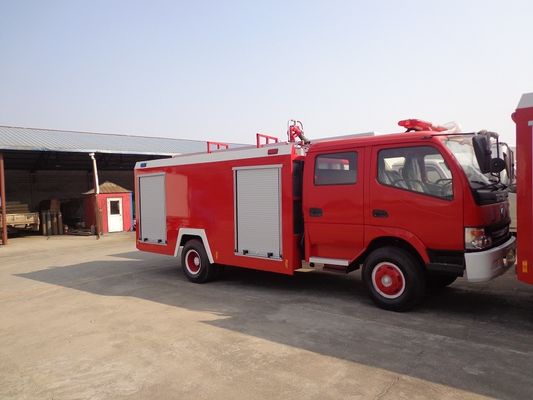 Small Fire Engine Rescue Fire Brigade Truck 3 Ton For Fire Fighting Emergency