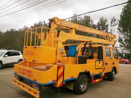 High Altitude Operation Aerial Truck Equipment , JMC 14 Meters Elevating Platform Truck