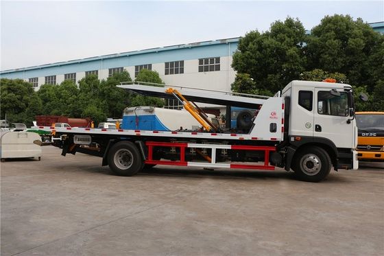 High Efficiency Wrecker Tow Truck Vehicle Chile Dongfeng 8tons Flatbed Wrecker
