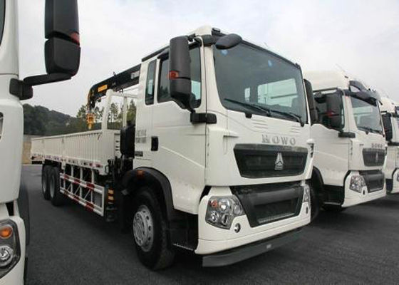 10 Wheels 10T Truck Bed Mounted Crane Straight Boom Q235 Carbon Steel Box Material