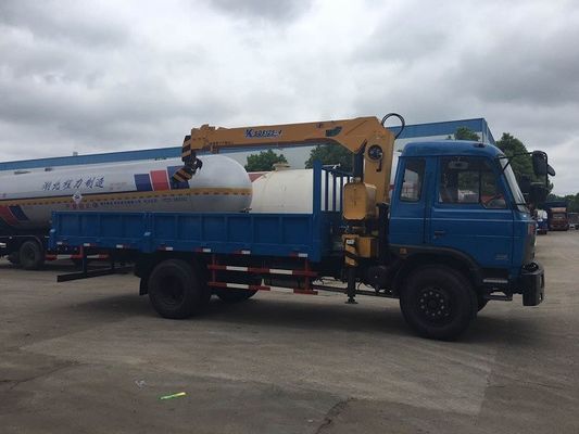 6 Wheel Truck Mounted Hydraulic Crane , 5 Tons XCMG Powerful Truck Mounted Knuckle Boom Cranes
