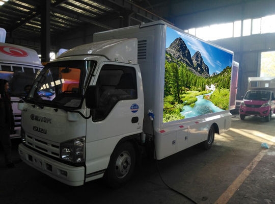 ISUZU Advertisement LED Billboard Truck P4 P5 P6 For Mobile Advertising