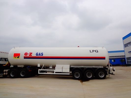 25 Tons LPG Gas Tanker Truck Trailer 25MT With Dongfeng Tractor Head