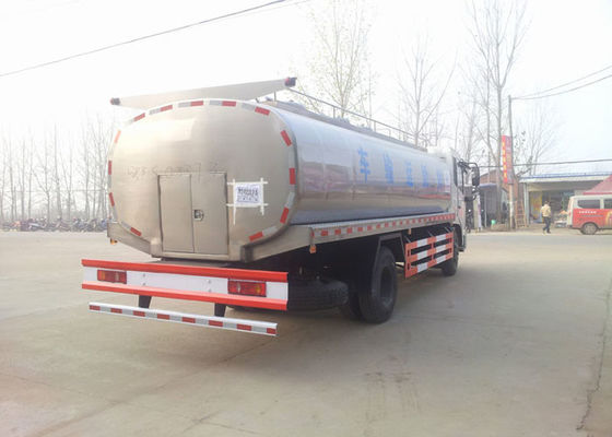 Dongfeng 10CBM Fresh Milk Tank Truck , 10 Ton 4000 Gallon Water Truck