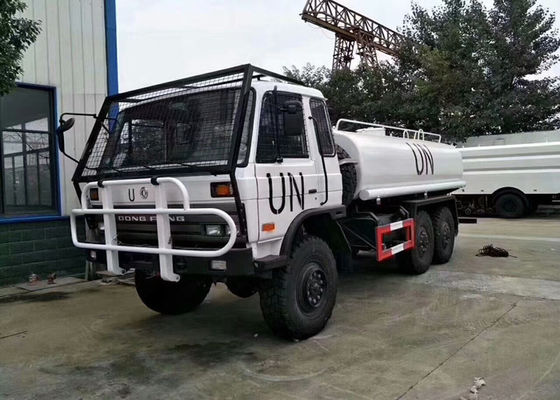 6 X 6 Diesel Refueling Truck , 10CBM 12CBM Fuel Transport Trucks Customized Painting