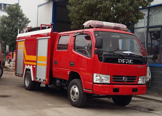 4 Tons 4CBM Water Foam Fire Brigade Truck Good Performance SGS Certification