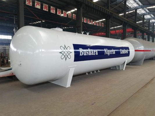 Horizontal LPG Bullet Storage Tank / LPG Truck Tanker For Bottling Plants