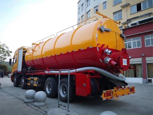 Dongfeng Jetting Sewage Vacuum Suction Truck With 420HP Deputy Diesel Engine 35m3