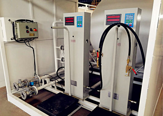 10CBM / 10000 Liters LPG Gas Storage Tank With Dispenser Equipments And Scales