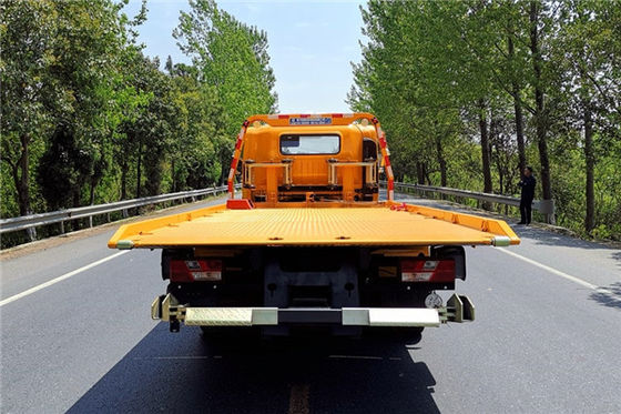 JAC 152HP 4 Ton Road Wrecker Tow Truck Recovery Flatebed Truck Euro 5 Emission Standard