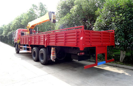 Dongfeng 6X4 Truck Mounted Telescopic Crane 12 Ton XCMG Telescoping Boom Crane