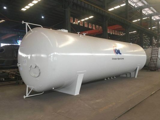 60CBM Liquid Propane Ammonia Butane Gas Bullet Storage Tank For Gas Station Installation