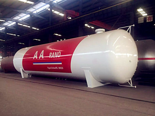 60CBM Liquid Propane Ammonia Butane Gas Bullet Storage Tank For Gas Station Installation