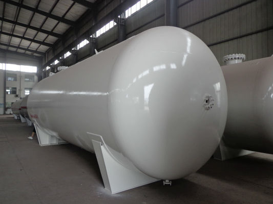 60CBM Liquid Propane Ammonia Butane Gas Bullet Storage Tank For Gas Station Installation
