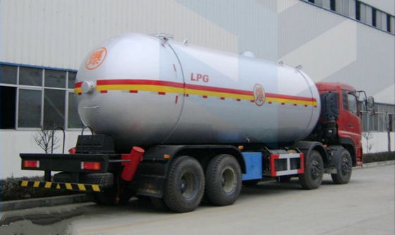 8x4 LPG Tank Dispenser Truck With Filling Flow Meter , Lpg Bobtail Dispenser Truck