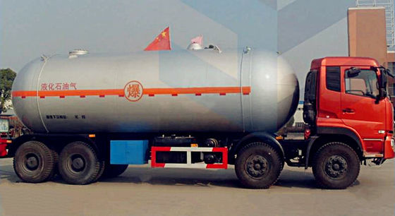 8x4 LPG Tank Dispenser Truck With Filling Flow Meter , Lpg Bobtail Dispenser Truck