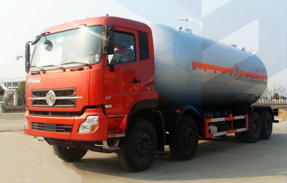 8x4 LPG Tank Dispenser Truck With Filling Flow Meter , Lpg Bobtail Dispenser Truck