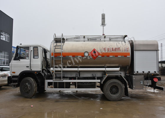 Aviation Kerosene Fuel Dispenser Truck , 10 Tons Gas Delivery Truck Customized LOGO Design