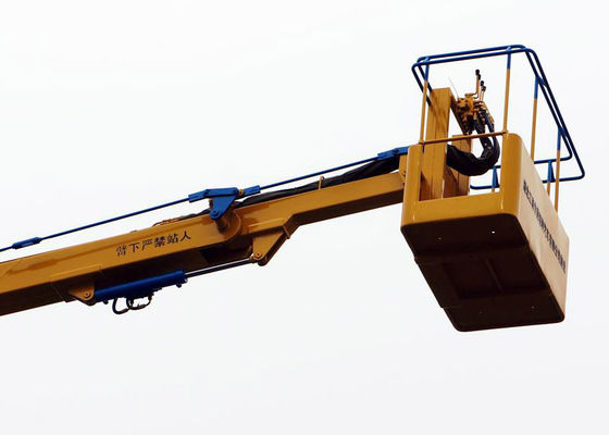 Telescopic Type Aerial Lift Platform Truck / Truck Mounted Boom Lift Vehicle